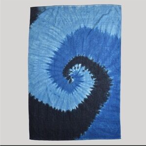 Blue Tie-Dye Beach Towel